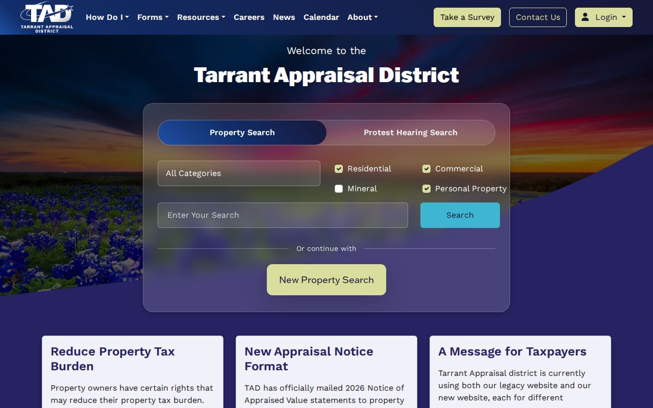North Richland Hills residents directory Tarrant Appraisal District property search