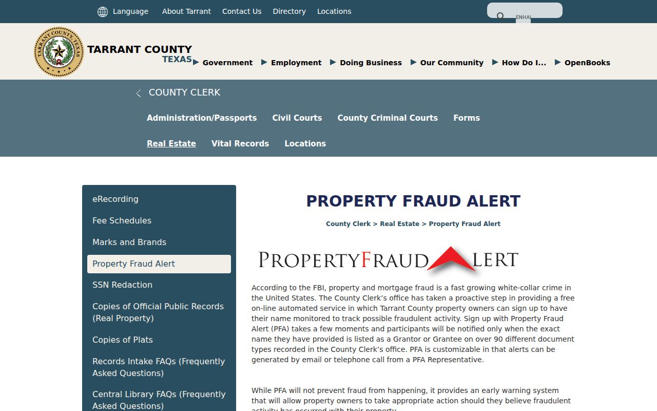 North Richland Hills neighbors property fraud alert information