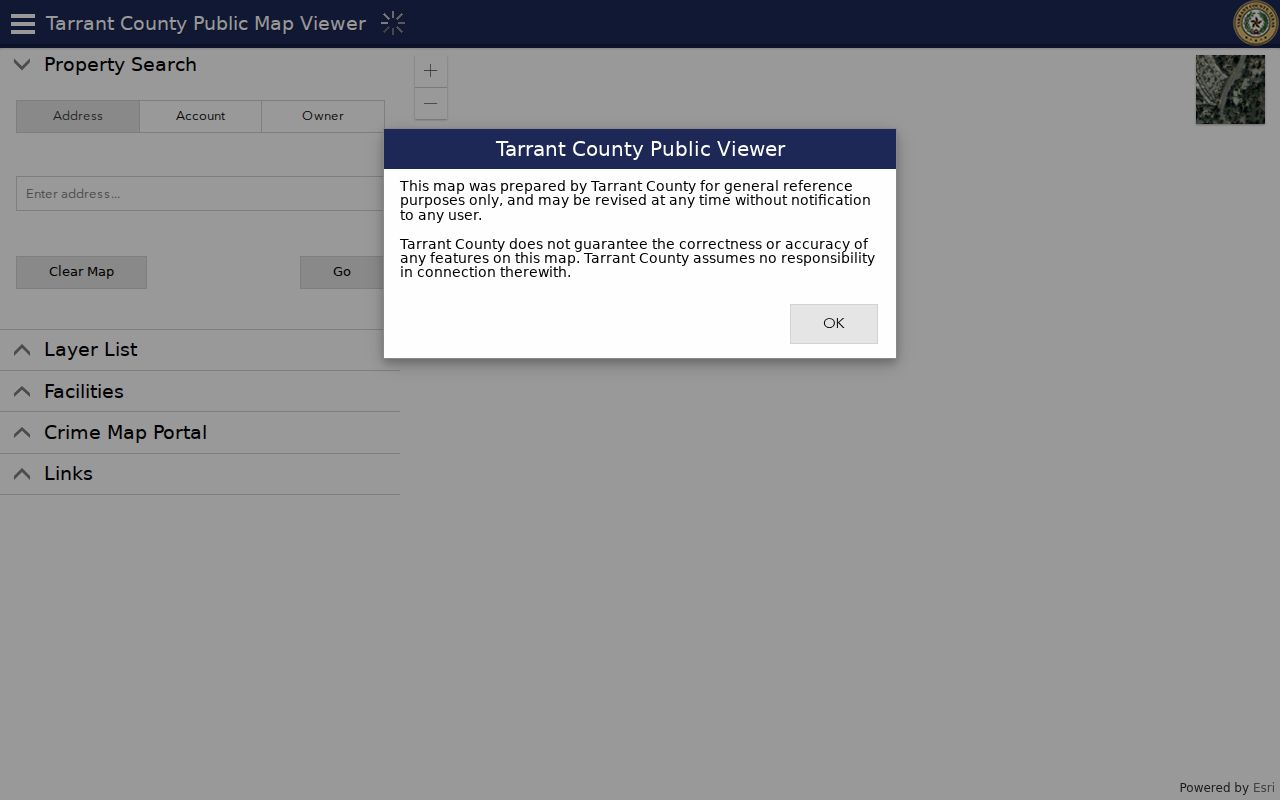 North Richland Hills street directory Tarrant County GIS parcel viewer